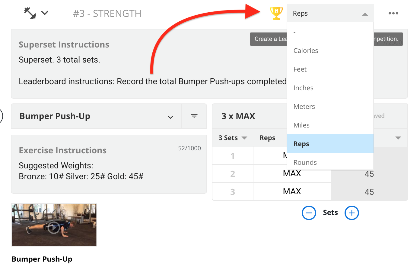 Leaderboard update, PUSH wod 5!